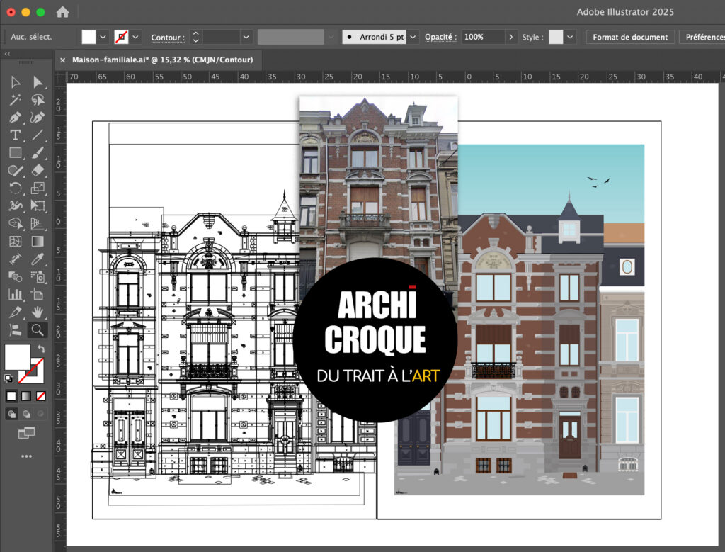 Lancement d’Archicroque (.com/.be)! 3,2,1, … C’est parti ! exemple maison archicroque